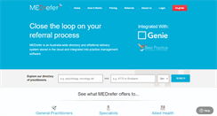 Desktop Screenshot of medrefer.com.au